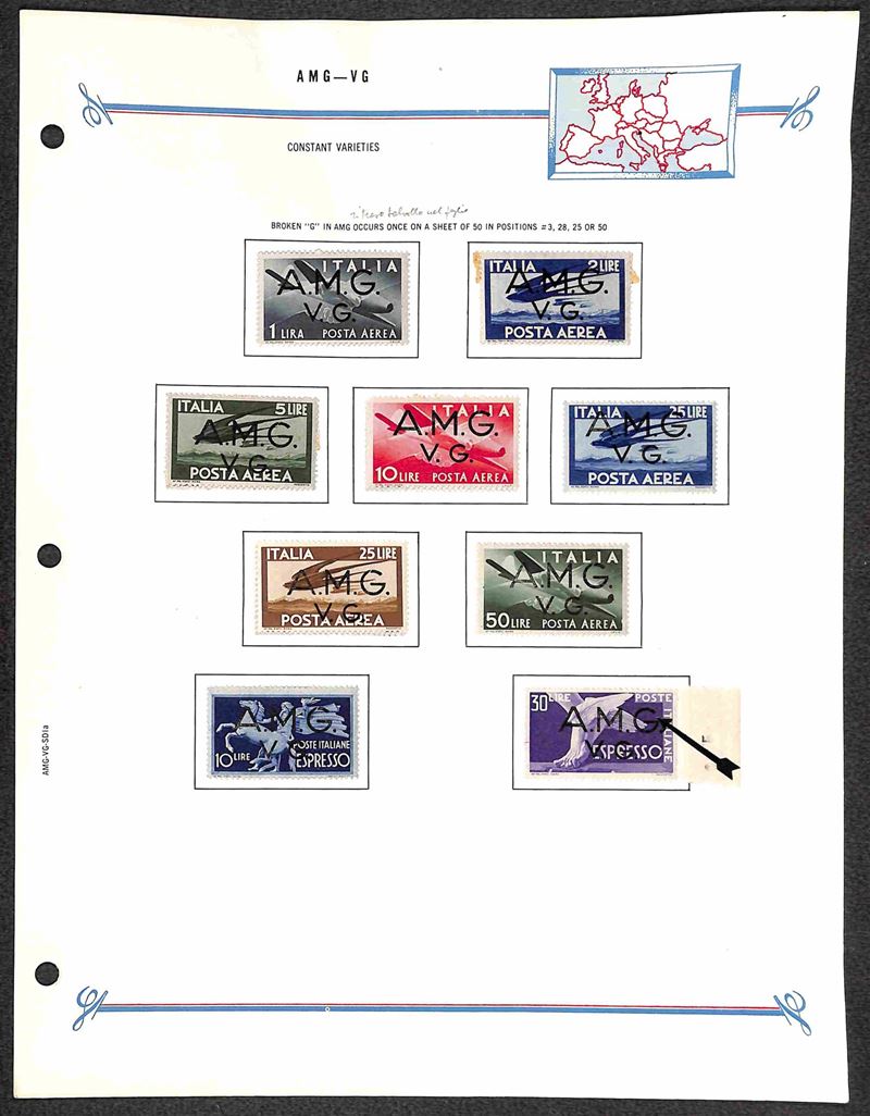 Italia / Trieste / Trieste Amg Vg / Posta Aerea