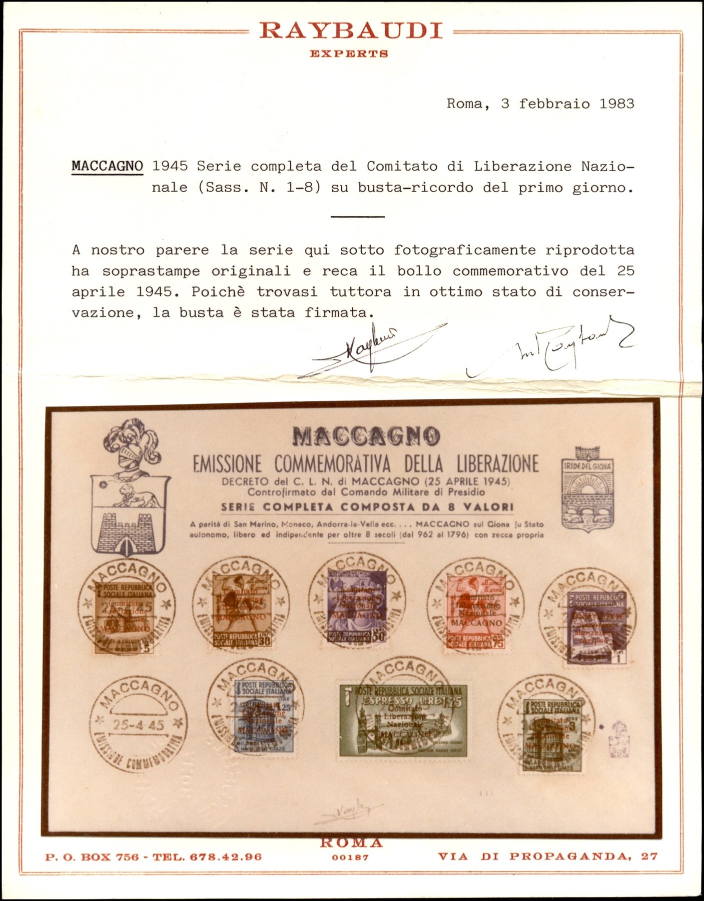 Italia / C.L.n. / Maccagno / Posta Ordinaria