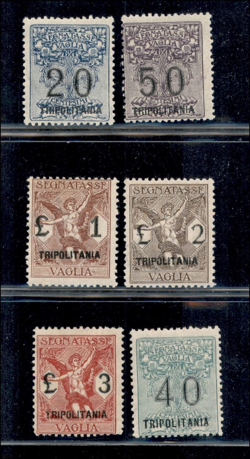 Italia / Colonie / Tripolitania / Segnatasse per Vaglia