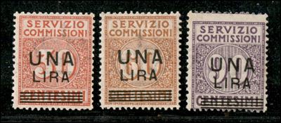Italia / Regno / Servizio Commissioni