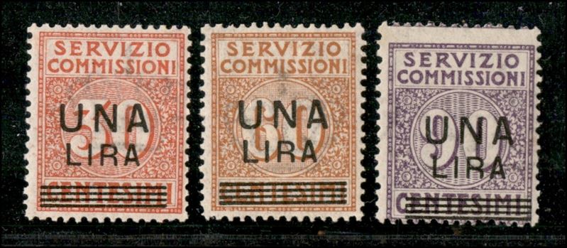 Italia / Regno / Servizio Commissioni
