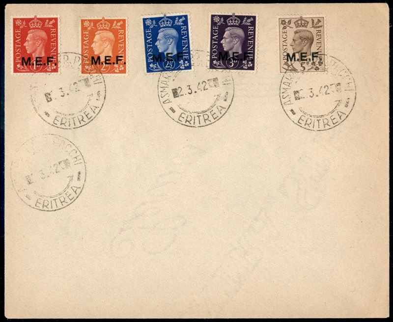 Italia / Occupazioni Straniere delle Colonie / Occupazione Britannica / M.e.f. / Posta Ordinaria