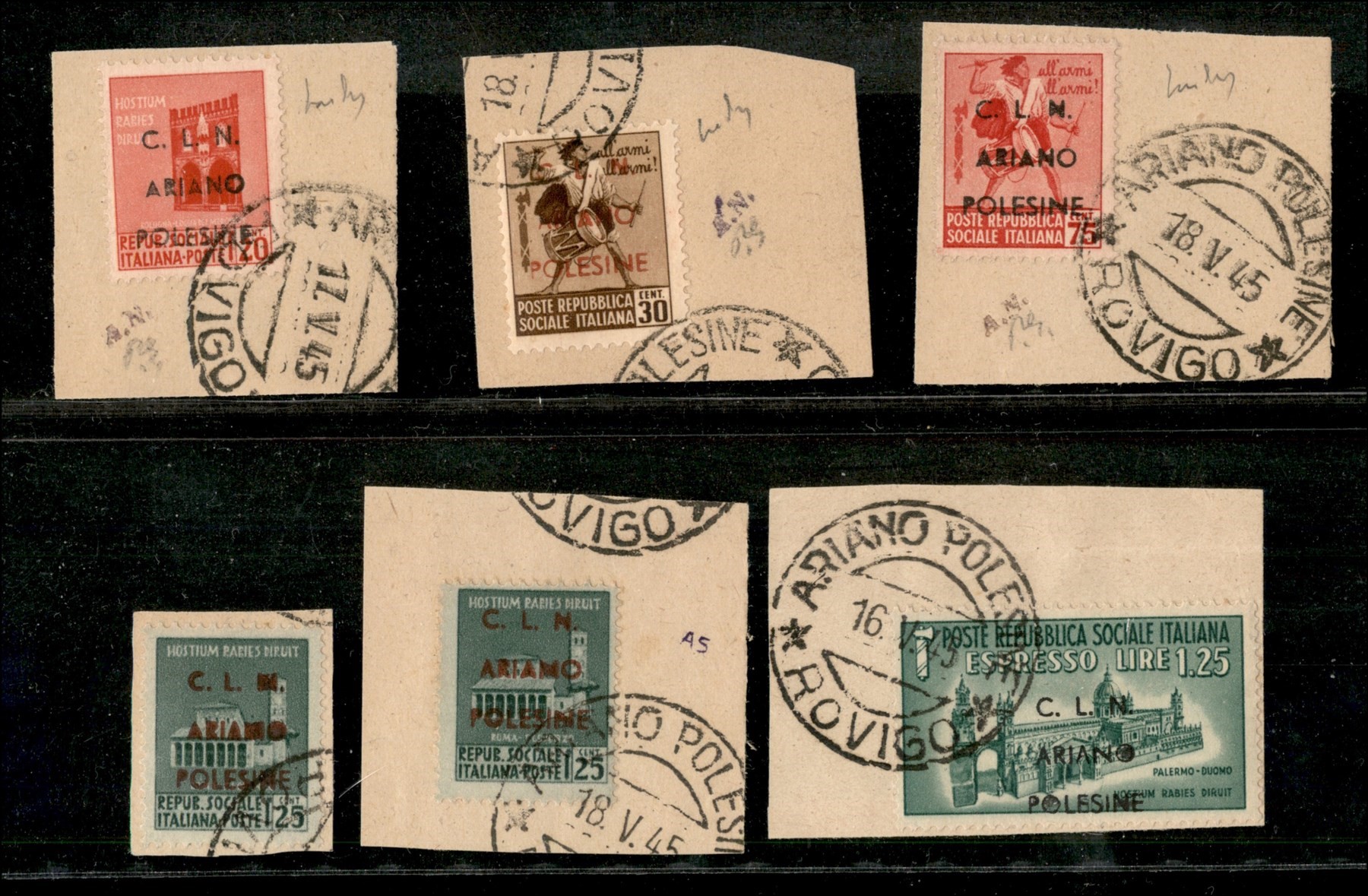 Italia / C.L.n. / Ariano Polesine / Posta Ordinaria