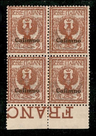 Italia / Colonie / Egeo / Calino / Posta Ordinaria