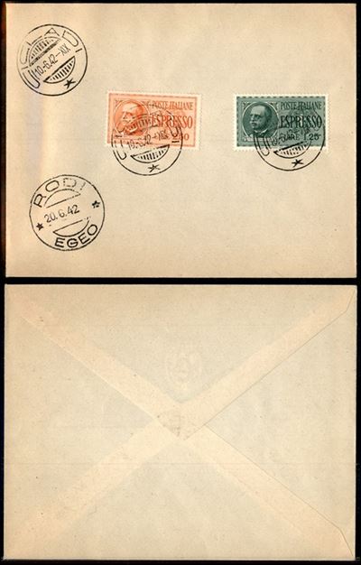 Italia / Colonie / Egeo / Cicladi / Espressi