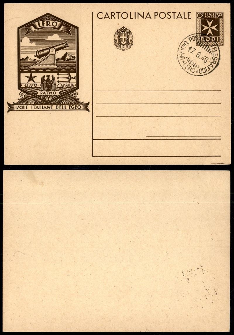 Italia / Colonie / Egeo / Lero / Posta Ordinaria