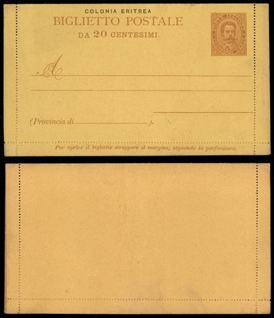 Italia / Colonie / Eritrea / Posta Ordinaria