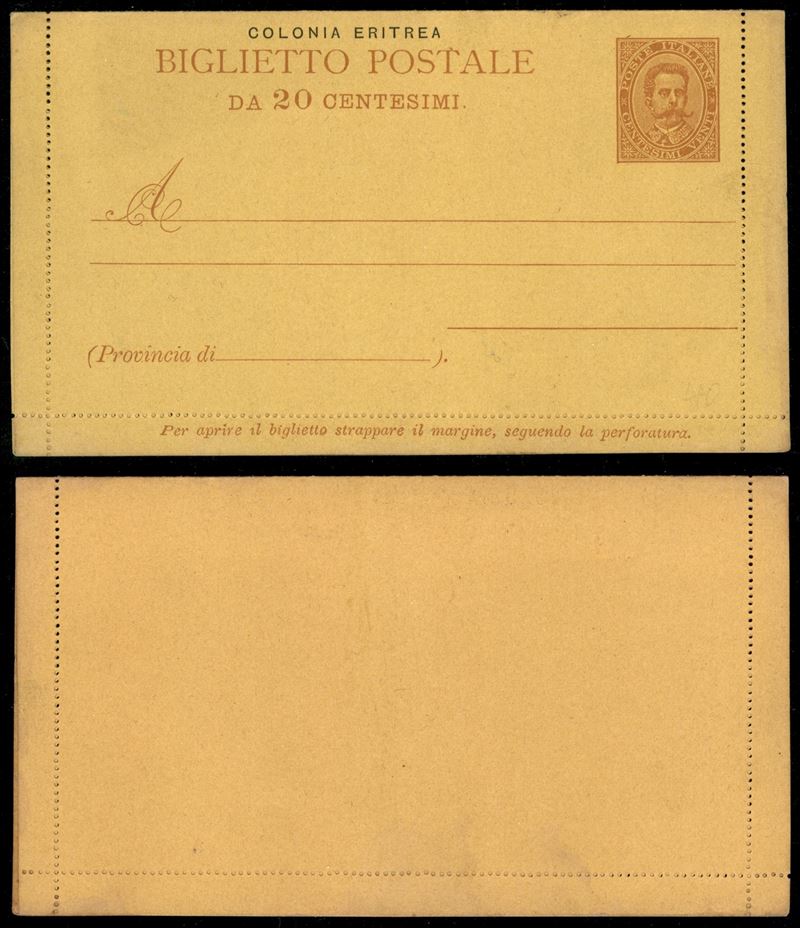 Italia / Colonie / Eritrea / Posta Ordinaria