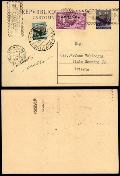 Italia / Trieste / Trieste Amg Ftt / Posta Ordinaria