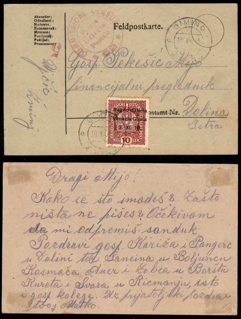 Italia / Occupazioni i Guerra Mondiale / Venezia Giulia / Posta Ordinaria