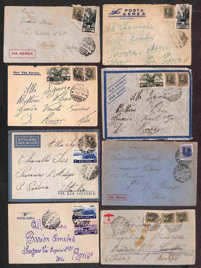 Italia / Colonie / Africa Orientale Italiana / Aerogrammi
