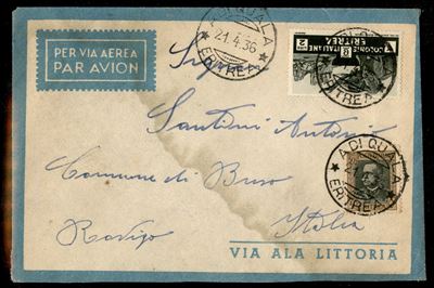 Italia / Colonie / Eritrea / Aerogrammi