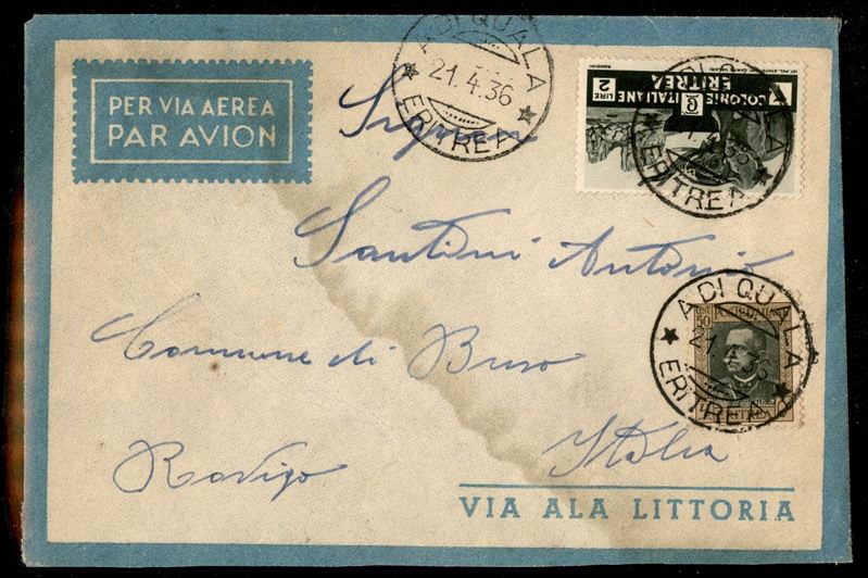 Italia / Colonie / Eritrea / Aerogrammi