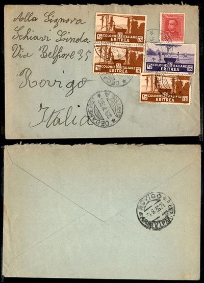 Italia / Colonie / Eritrea / Aerogrammi