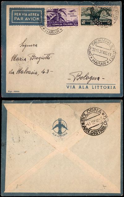 Italia / Colonie / Etiopia / Aerogrammi