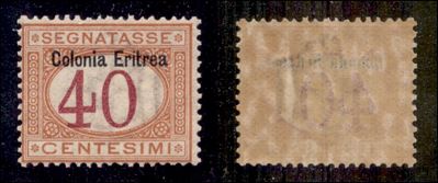 Italia / Colonie / Eritrea / Segnatasse