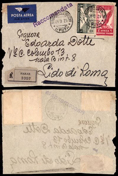 Italia / Colonie / Etiopia / Aerogrammi