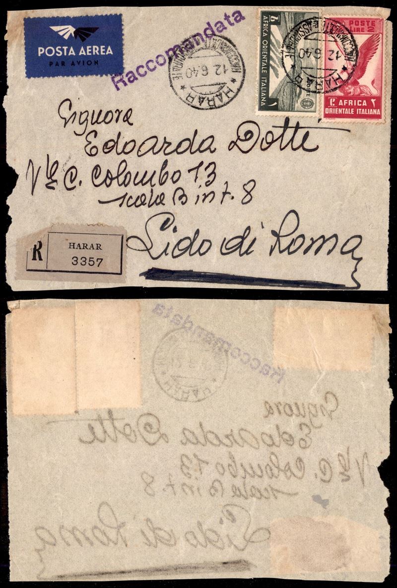 Italia / Colonie / Etiopia / Aerogrammi