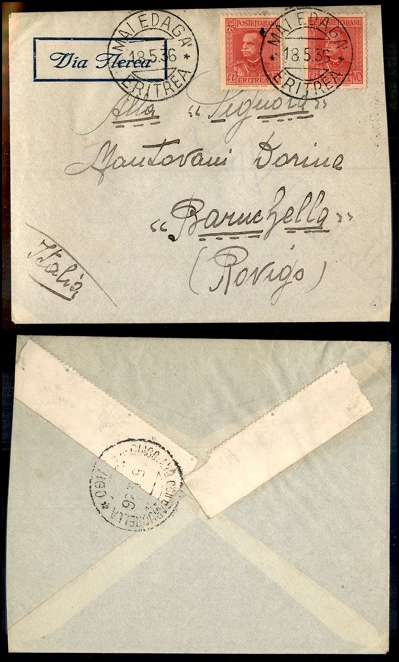 Italia / Colonie / Eritrea / Aerogrammi