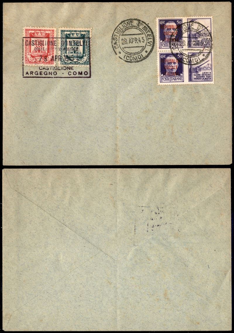 Italia / Emissioni Locali / Castglione D'intelvi / Posta Ordinaria