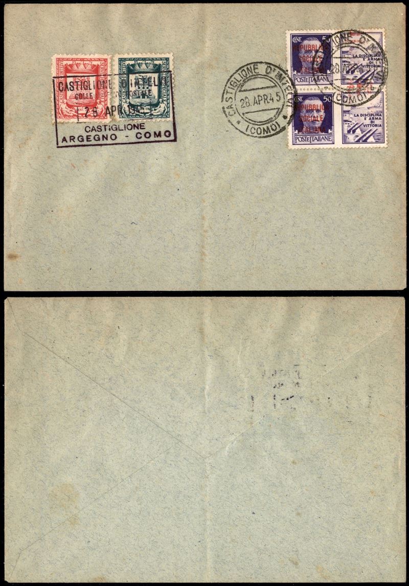 Italia / Emissioni Locali / Castglione D'intelvi / Posta Ordinaria
