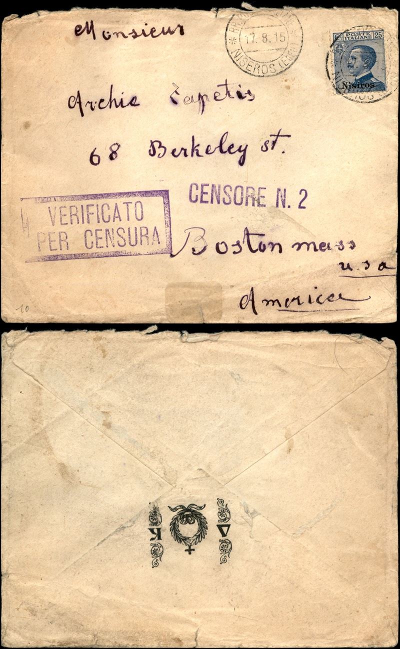 Italia / Colonie / Egeo / Nisiro / Posta Ordinaria