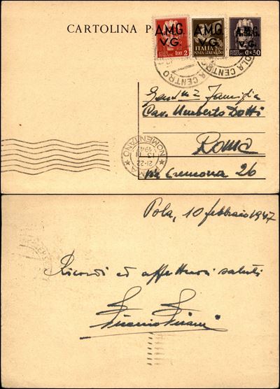 Italia / Trieste / Trieste Amg Vg / Posta Ordinaria
