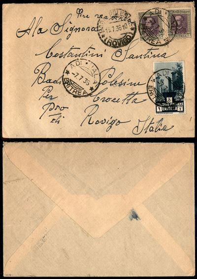 Italia / Colonie / Eritrea / Posta Ordinaria