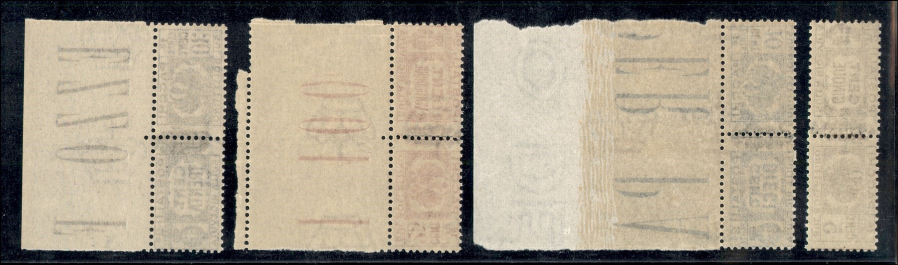 Italia / Regno / Pacchi Postali