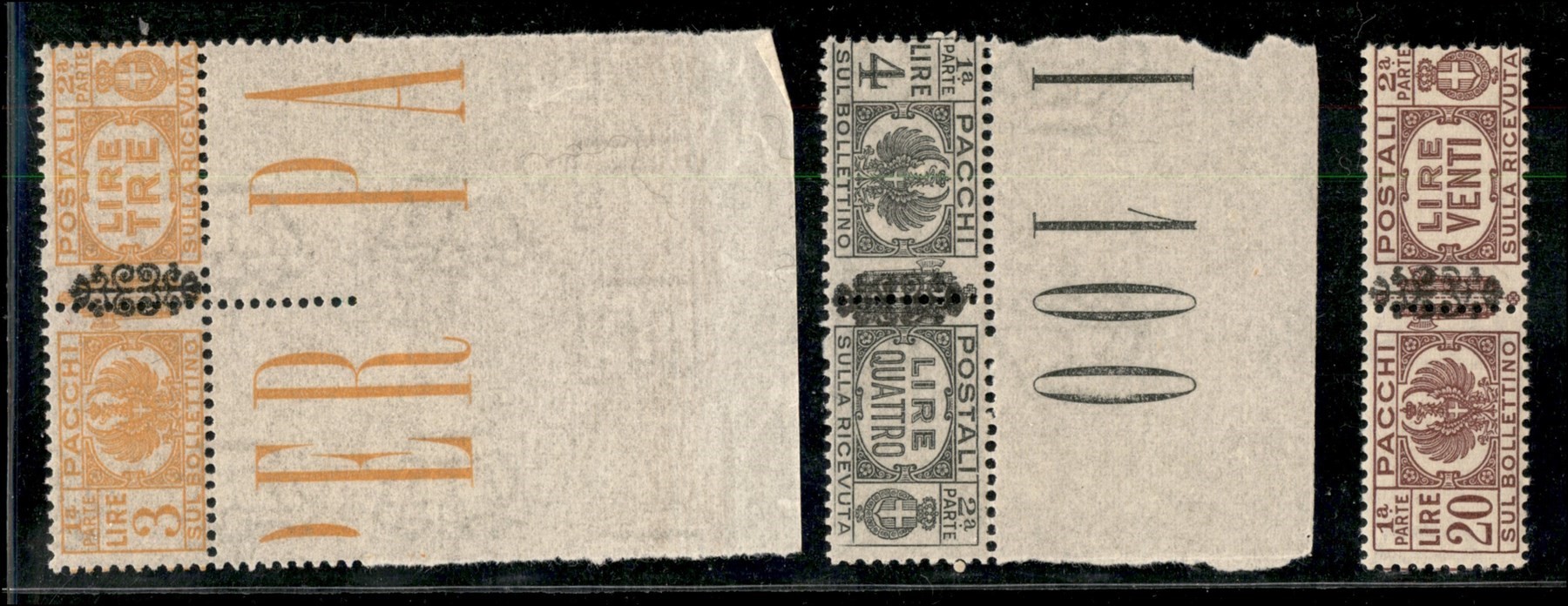 Italia / Regno / Pacchi Postali