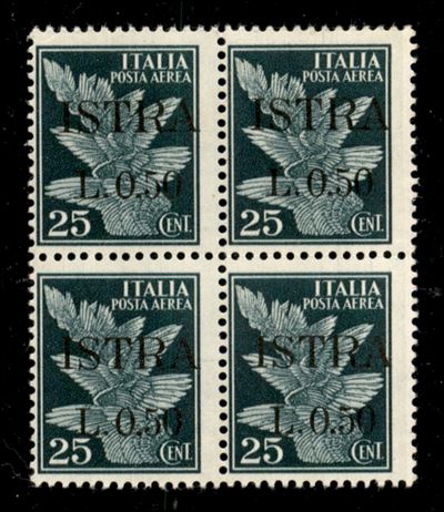 Italia / Occupazioni II Guerra Mondiale / Occupazione Jugoslava / Istria / Posta Aerea