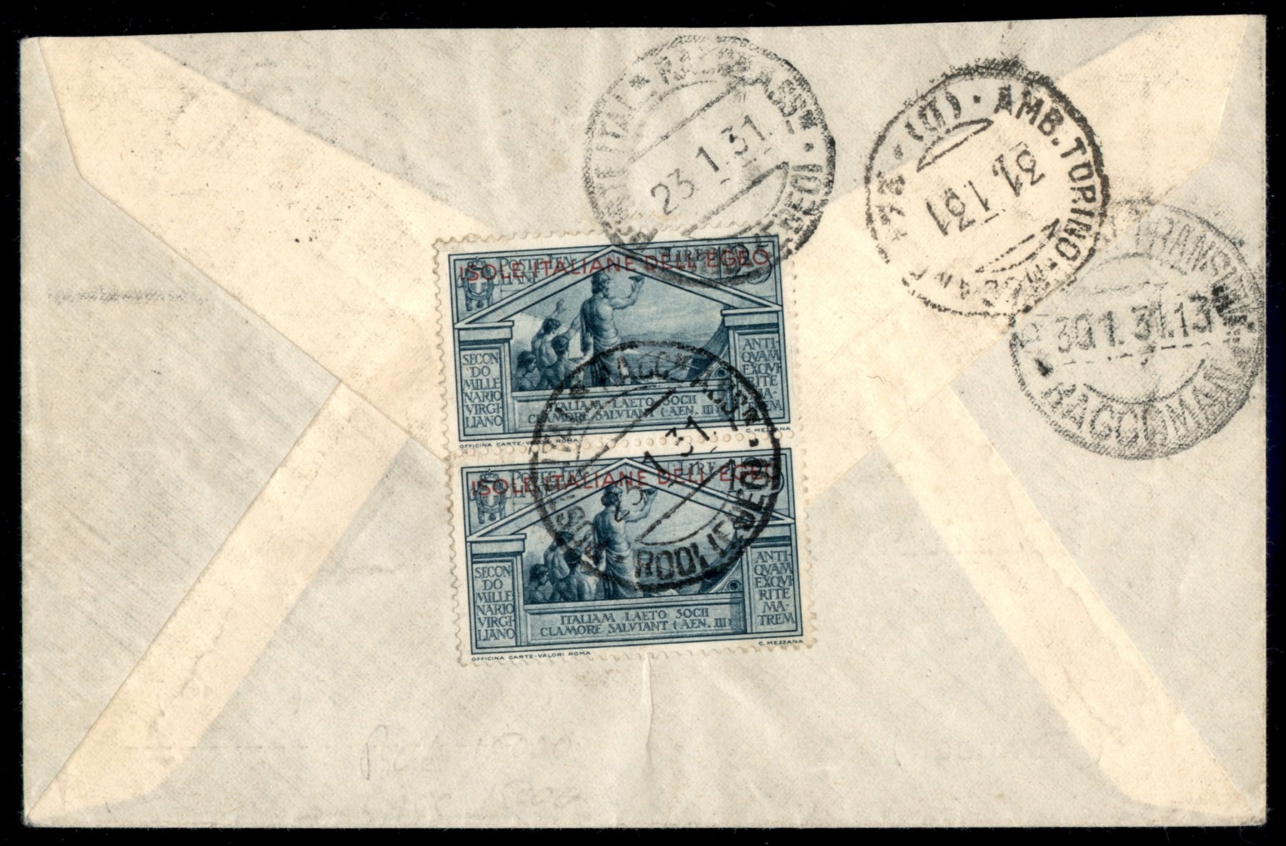 Italia / Colonie / Egeo / Emissioni Generali / Posta Ordinaria + Aerea