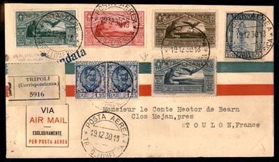 Italia / Colonie / Tripolitania / Aerogrammi