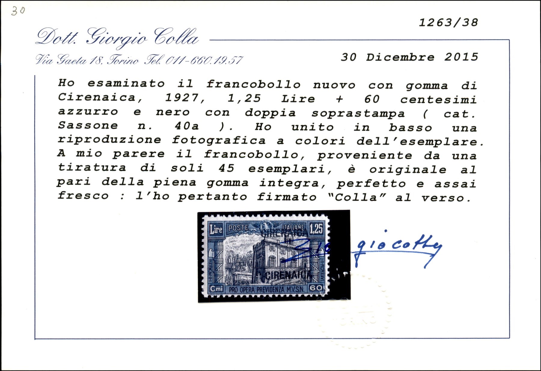 Italia / Colonie / Cirenaica / Posta Ordinaria