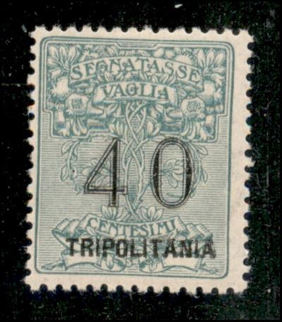 Italia / Colonie / Tripolitania / Segnatasse per Vaglia