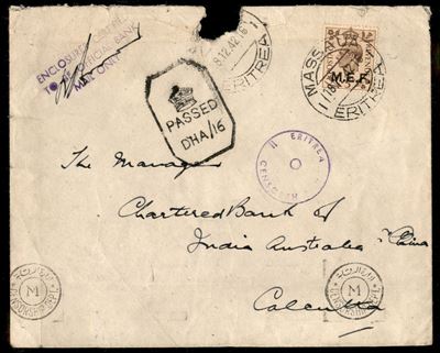 Italia / Occupazioni Straniere delle Colonie / Occupazione Britannica / M.e.f. / Posta Ordinaria