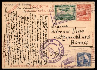 El Salvador / Aerogrammi