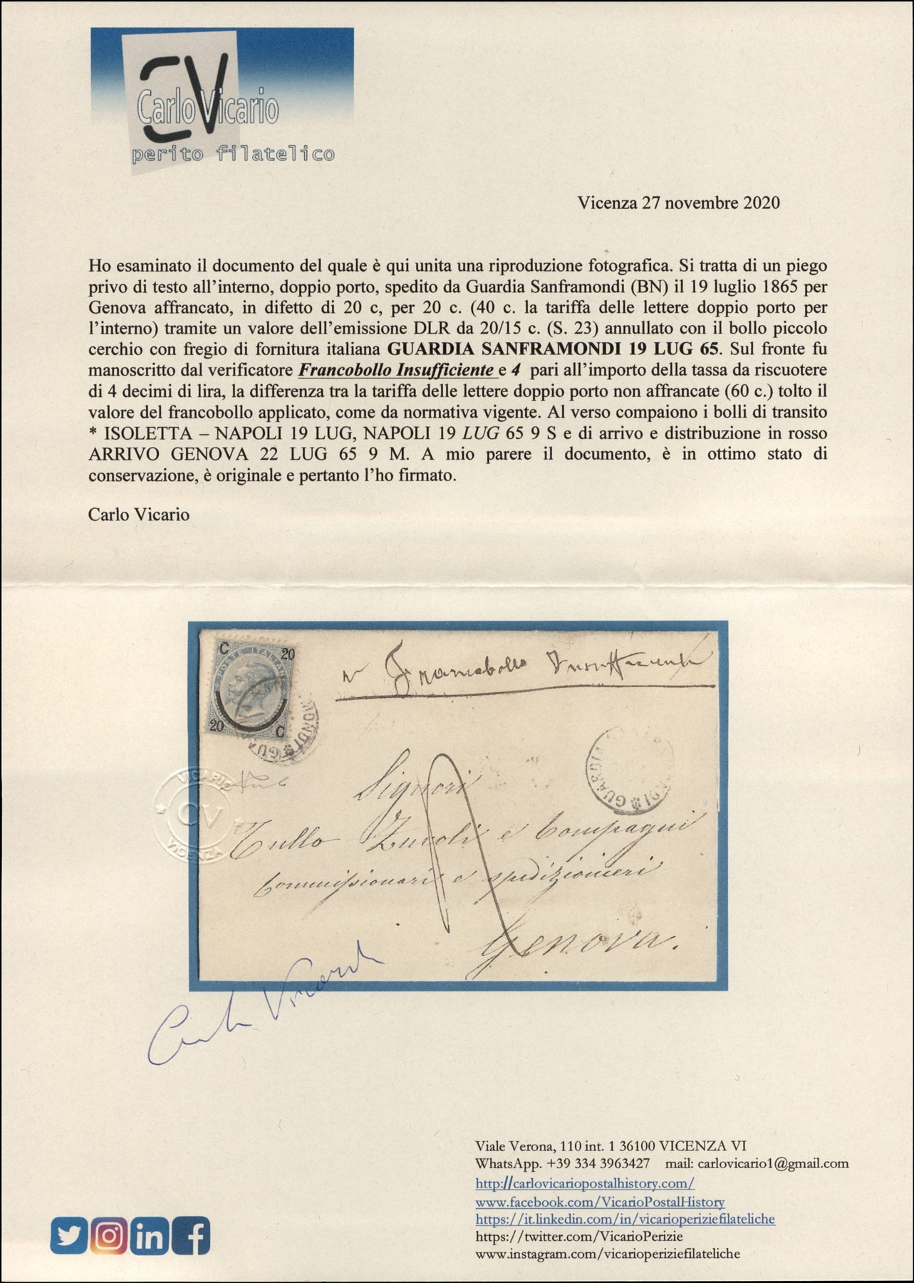 Italia / Antichi Stati Italiani / Napoli / Posta Ordinaria