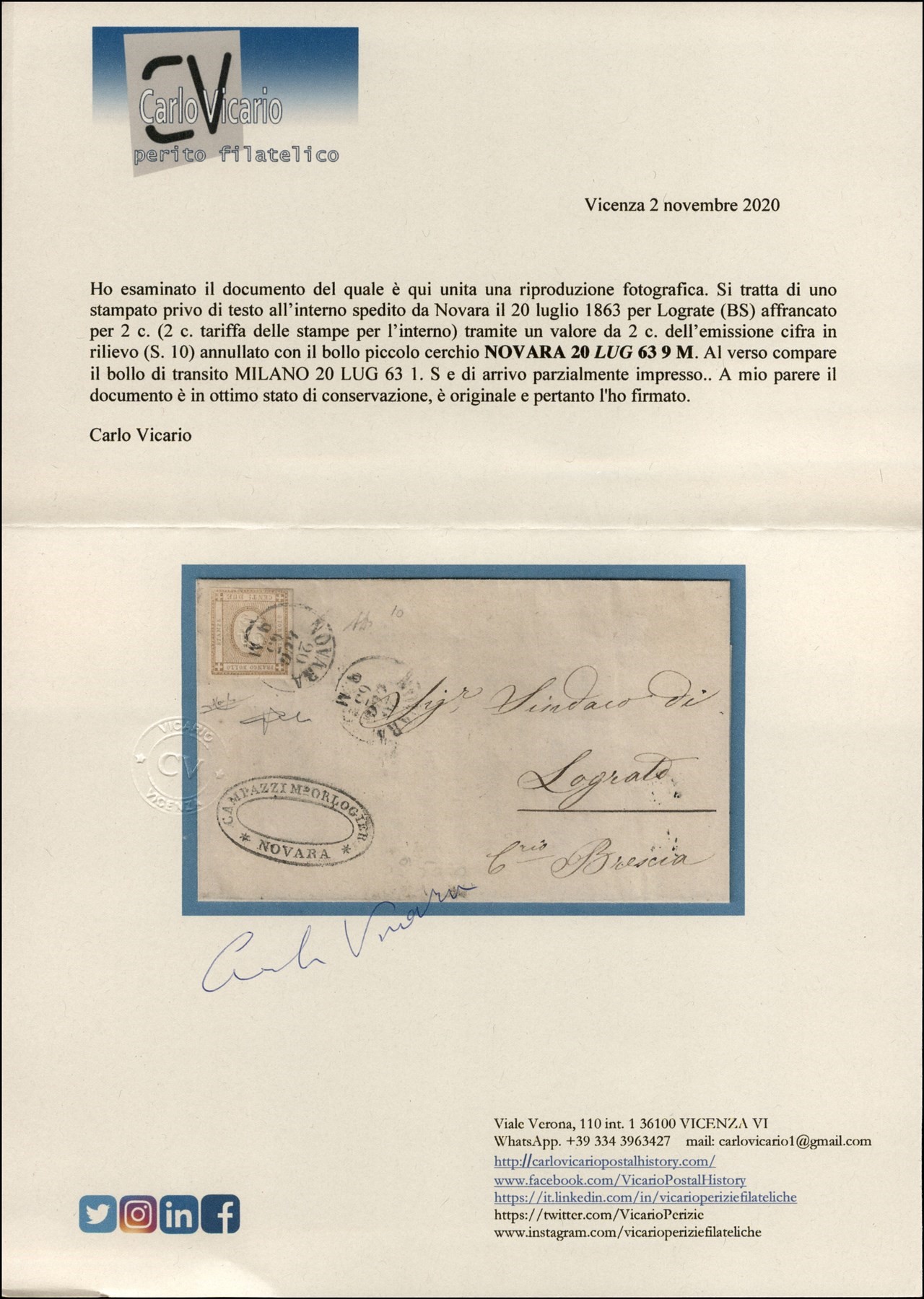 Italia / Regno / Posta Ordinaria