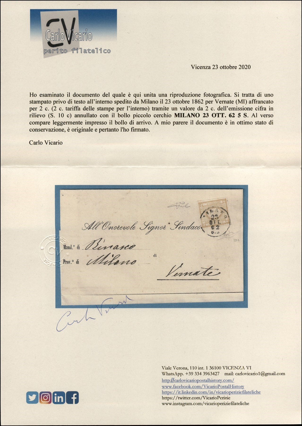 Italia / Regno / Posta Ordinaria