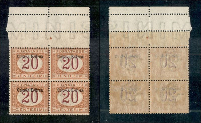 Italia / Colonie / Eritrea / Segnatasse
