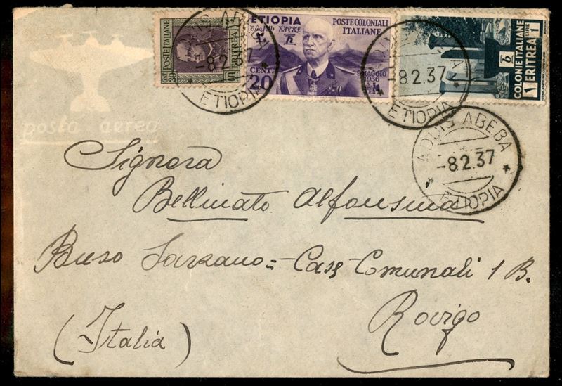 Italia / Colonie / Etiopia / Aerogrammi