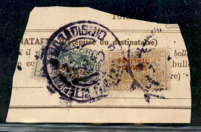 Italia / Colonie / Somalia / Pacchi Postali