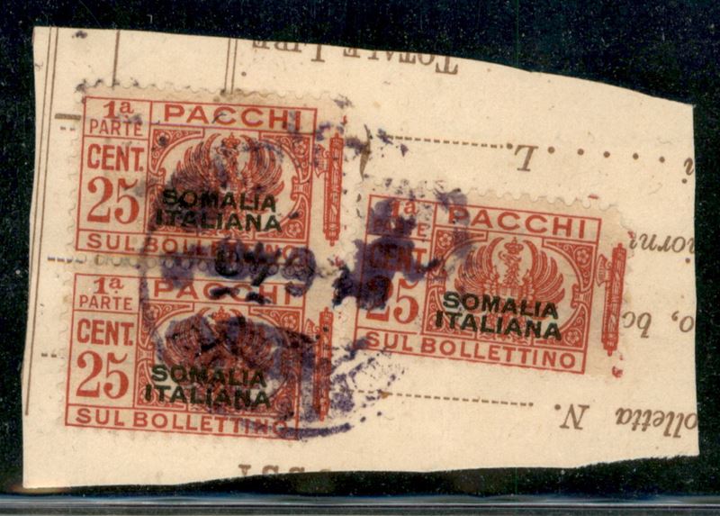 Italia / Colonie / Somalia / Pacchi Postali