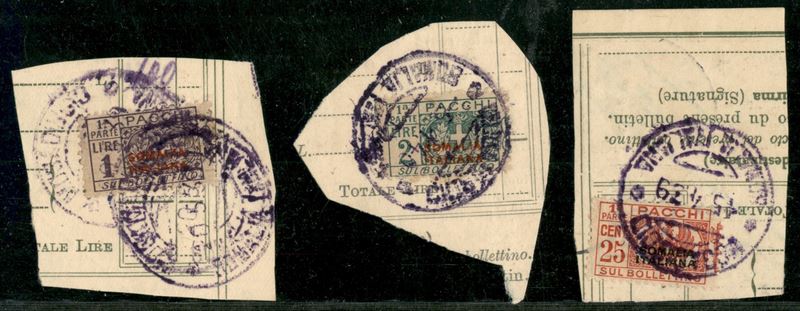 Italia / Colonie / Somalia / Pacchi Postali