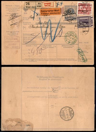 Austria / Bollettino Pacchi