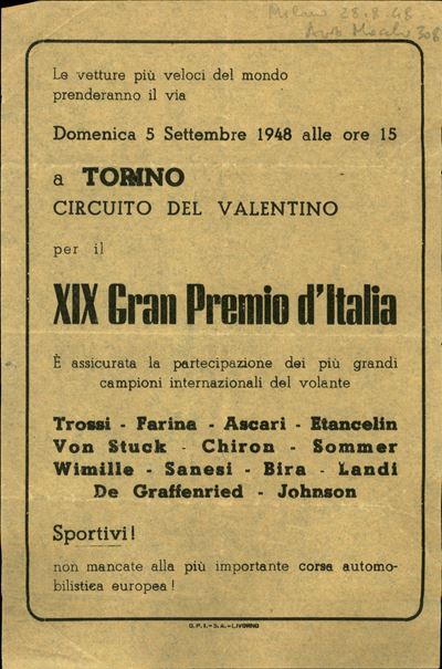 Italia / Volantini Lanciati da Aereo