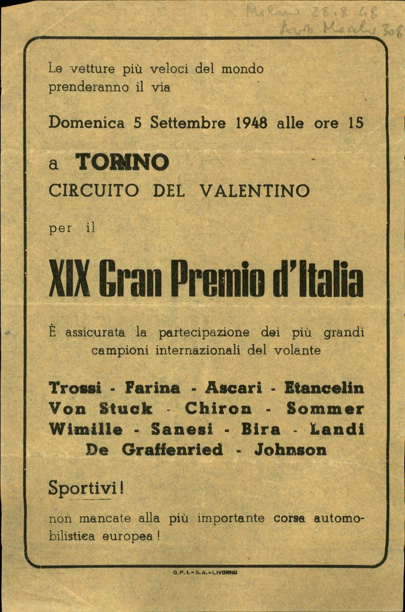 Italia / Volantini Lanciati da Aereo