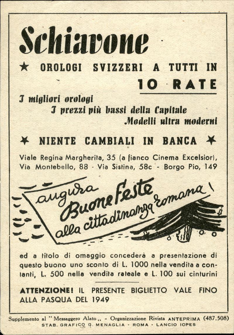 Italia / Volantini Lanciati da Aereo