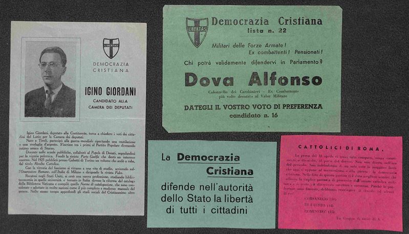 Italia / Volantini Lanciati da Aereo